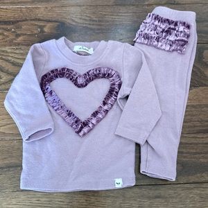 Adorable purple oh baby 2 piece size o-3 month
